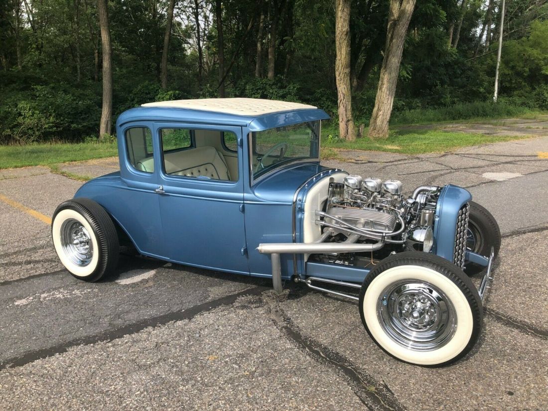 1930 FORD MODEL A 5 WINDOW COUPE HOT STREET RAT ROD CHEVY SMALL BLOCK