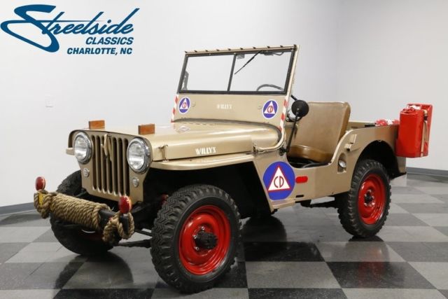 1946 Willys Jeep Cj 2a Miles Beige Jeep L4 134 A A A Go Devila A A 3 Speed Manu For Sale Willys Jeep Cj 2a 1946 For Sale In Local Pick Up Only