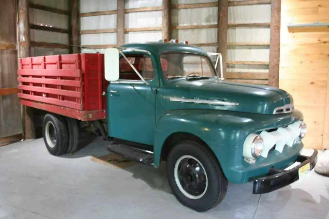 1951 Ford F4 Flatbed/Stakebed Grain Truck - Only 64000 Original Miles for sale - Ford Other