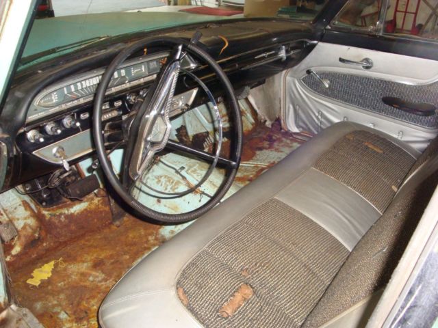 1960 ranger deluxe interior 4-doors hardtop model 57b