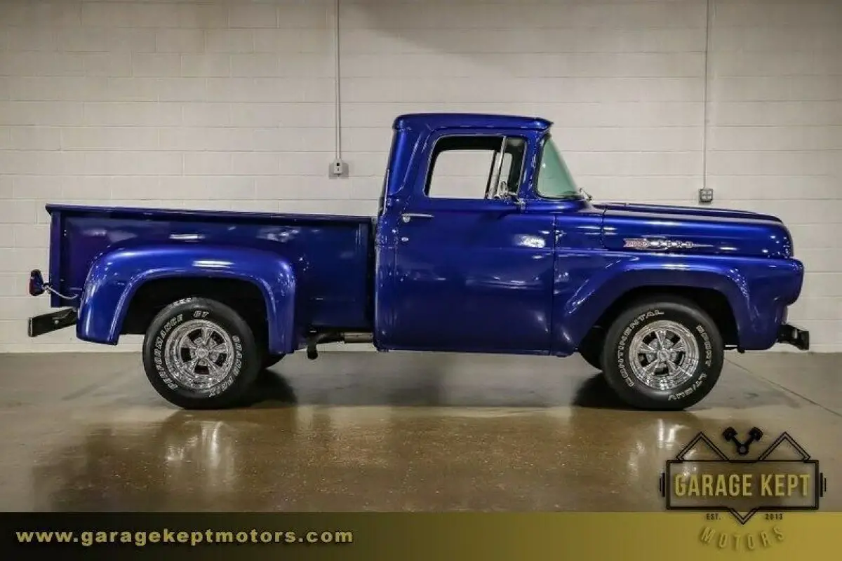 1960 Ford F-100 Blue Pickup Truck 460 V8 5732 Miles for sale - Ford F-100 1960 for sale in Local