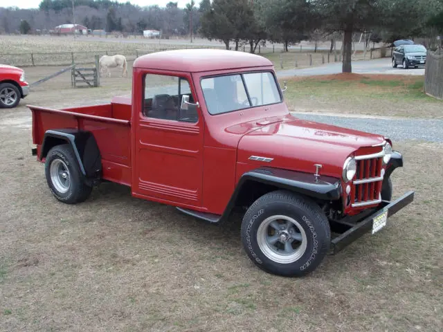 1962 Willys/Jeep Pickup Street Rod; 350 Chevy, Turbo 350, A/C, Ex. Cond