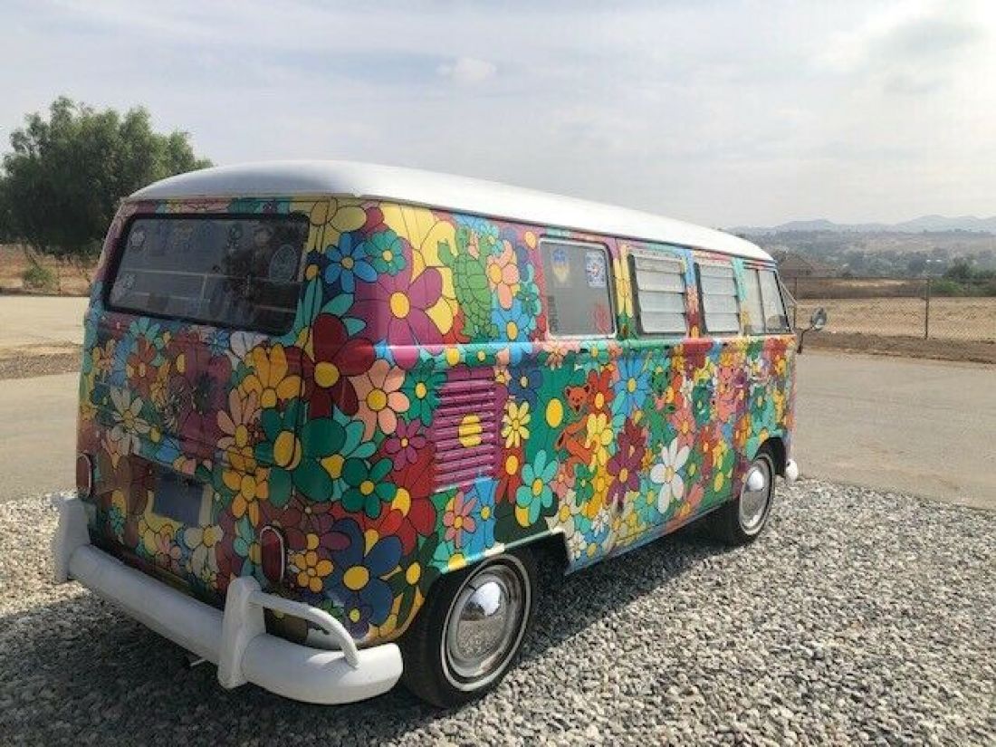 1963 VW Real German Camper Grateful Dead Hippie Bus Hand 