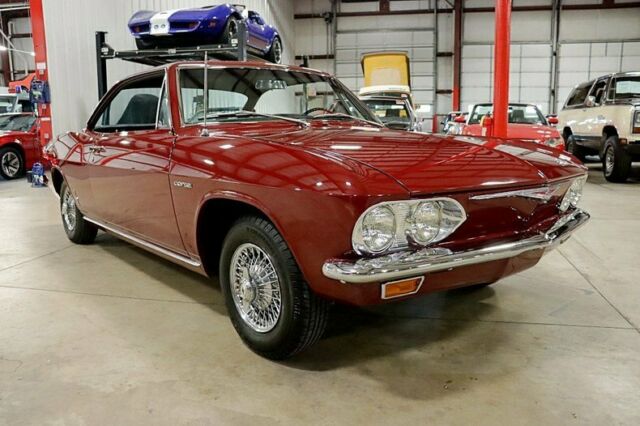 1965 Chevrolet Corvair Corsa 426 Miles Burgundy Coupe Turbocharged 6