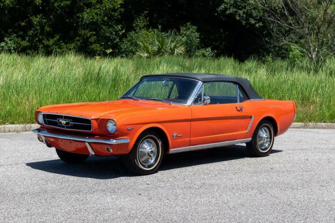 1965 Ford Mustang Convertible Poppy Red for sale - Ford Mustang 1965