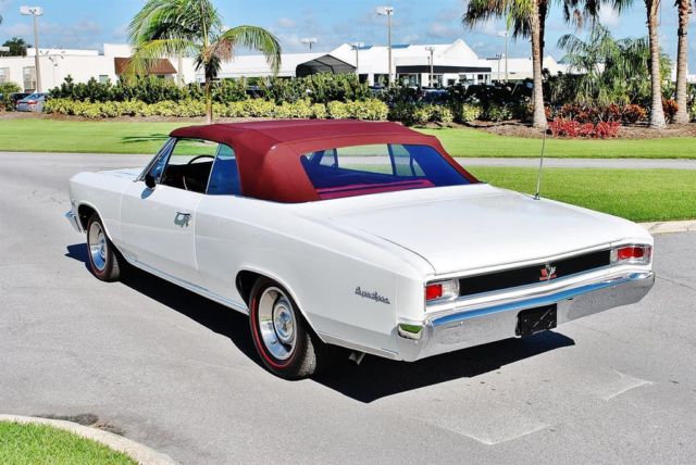 1966 Chevrolet Chevelle Convertible SS 427 Tribute Fully Restored For