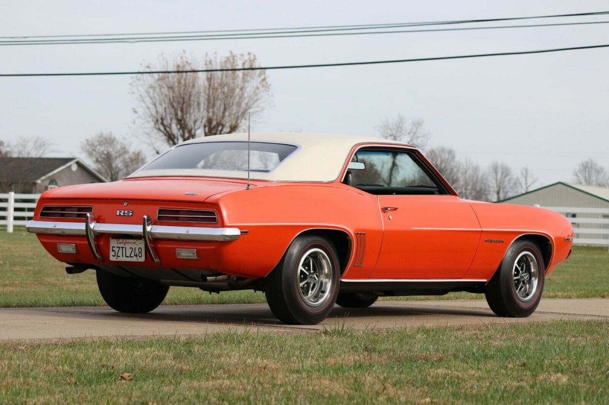 1969 Chevrolet Camaro Rs Hugger Orange For Sale Chevrolet Camaro
