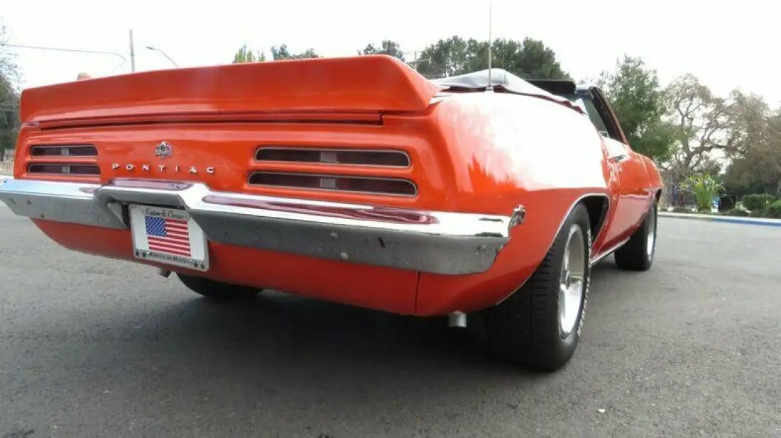 1969 Pontiac Firebird Orange 3577 Miles for sale - Pontiac ...