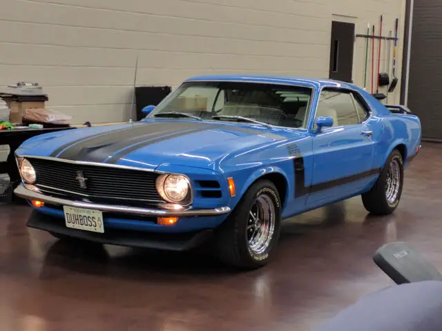 1970 Boss 302 Grabber Blue / White Interier For Sale - Ford Mustang ...