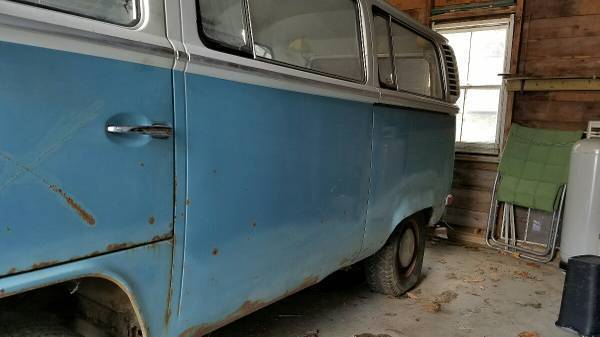 1972 VW TRANSPORTER 2 tin top BUS BARN FIND for sale ...