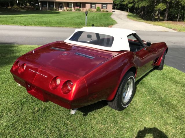 1974 Candy Apple Red Chevrolet Corvette 20 Year Restoration For Sale