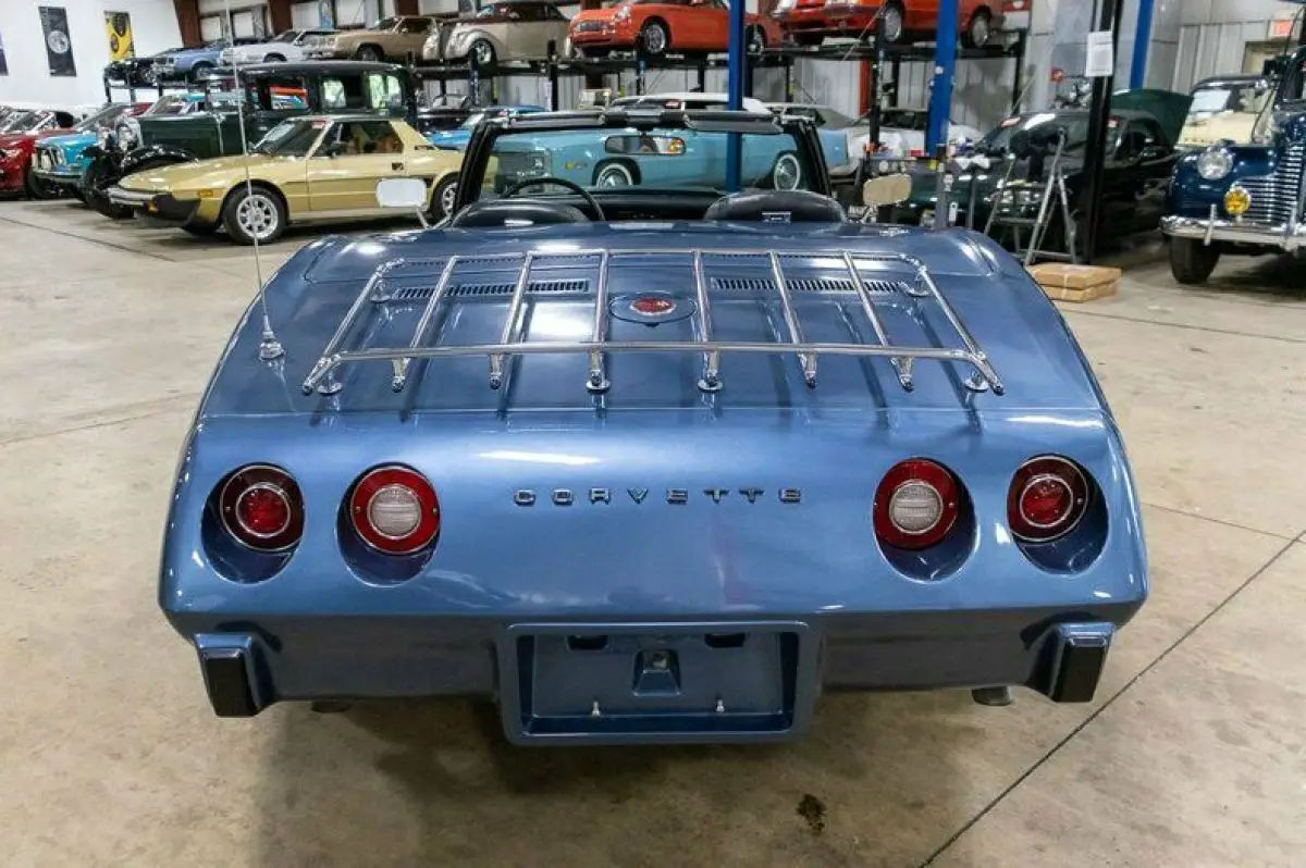 1975 Chevrolet Corvette Stingray 68723 Miles Steel Blue Convertible