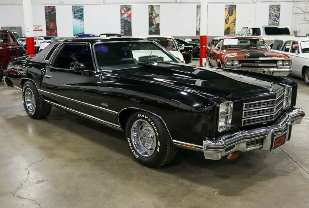 1976 Chevrolet Monte Carlo 74395 Miles BLACK 350ci V8 Automatic for