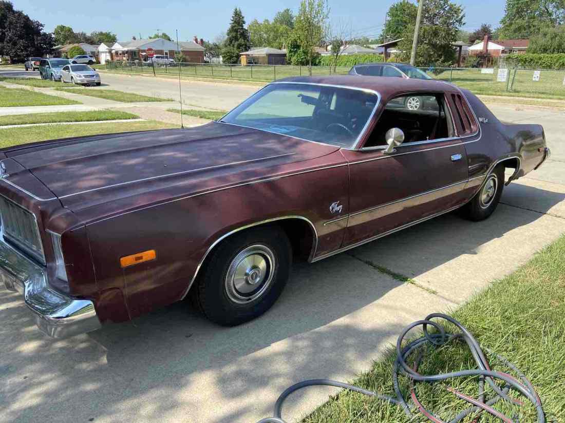 1976 Chrysler Plymouth Red Fwd Automatic For Sale Chrysler Plymouth