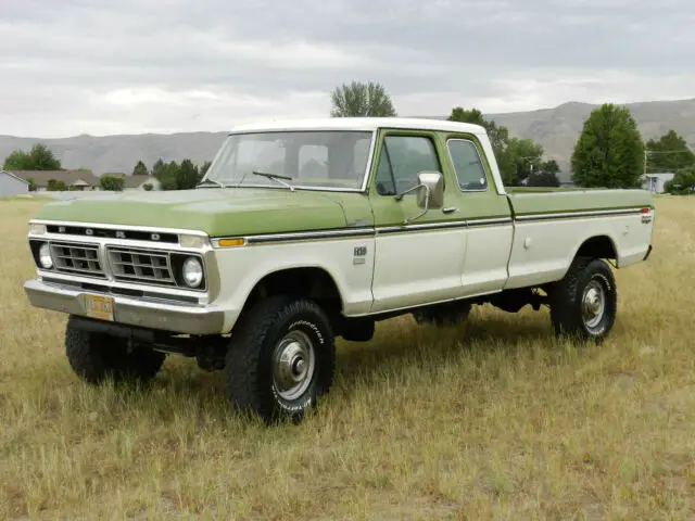 1976 Ford F250 Super Cab XLT 4x4 original paint and body classic collector !! for sale - Ford F