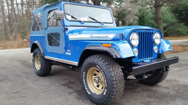 Jeep Cj Renegad With The Rare Levis Edition For Sale Jeep Cj