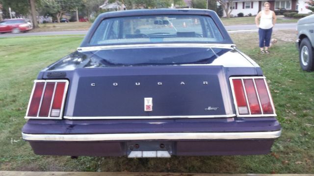 1980 Mercury Cougar Xr7 For Sale Mercury Cougar 1980 For Sale In Williamsport Pennsylvania 