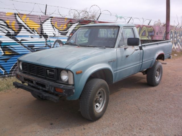 1980 Toyota Single Cab 4x4 Pickup Good Project Off Road Ranch