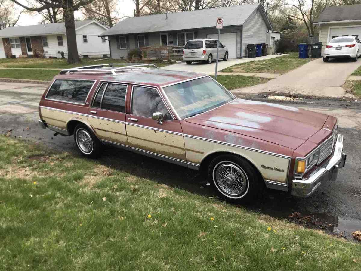 1984 Chevrolet Caprice Wagon Red RWD Automatic CLASSIC for