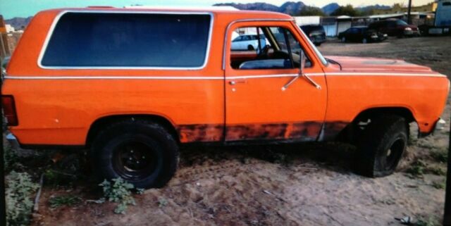 1985 Dodge Ramcharger 4X4 Desert Find Arizona Rust Free for sale - Dodge Ramcharger 1985 for ...
