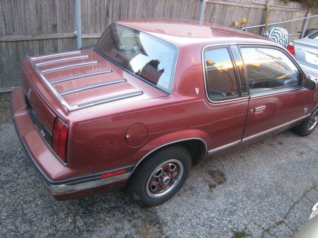 1986 Oldsmobile Calais Supreme Coupe 2 Door 25l 1 Owner No Accidents For Sale Oldsmobile