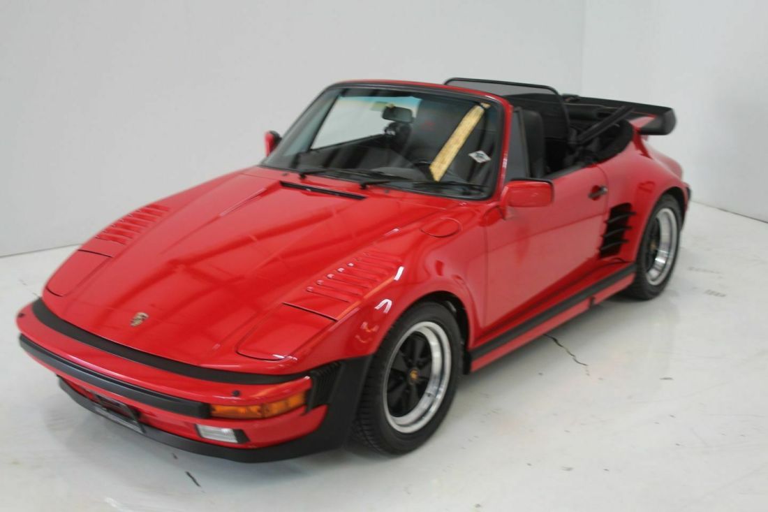 1987 Porsche 911 Turbo Cab Slant Nose Factory Slant Nose 0 Red Convertible 6 Aut For Sale