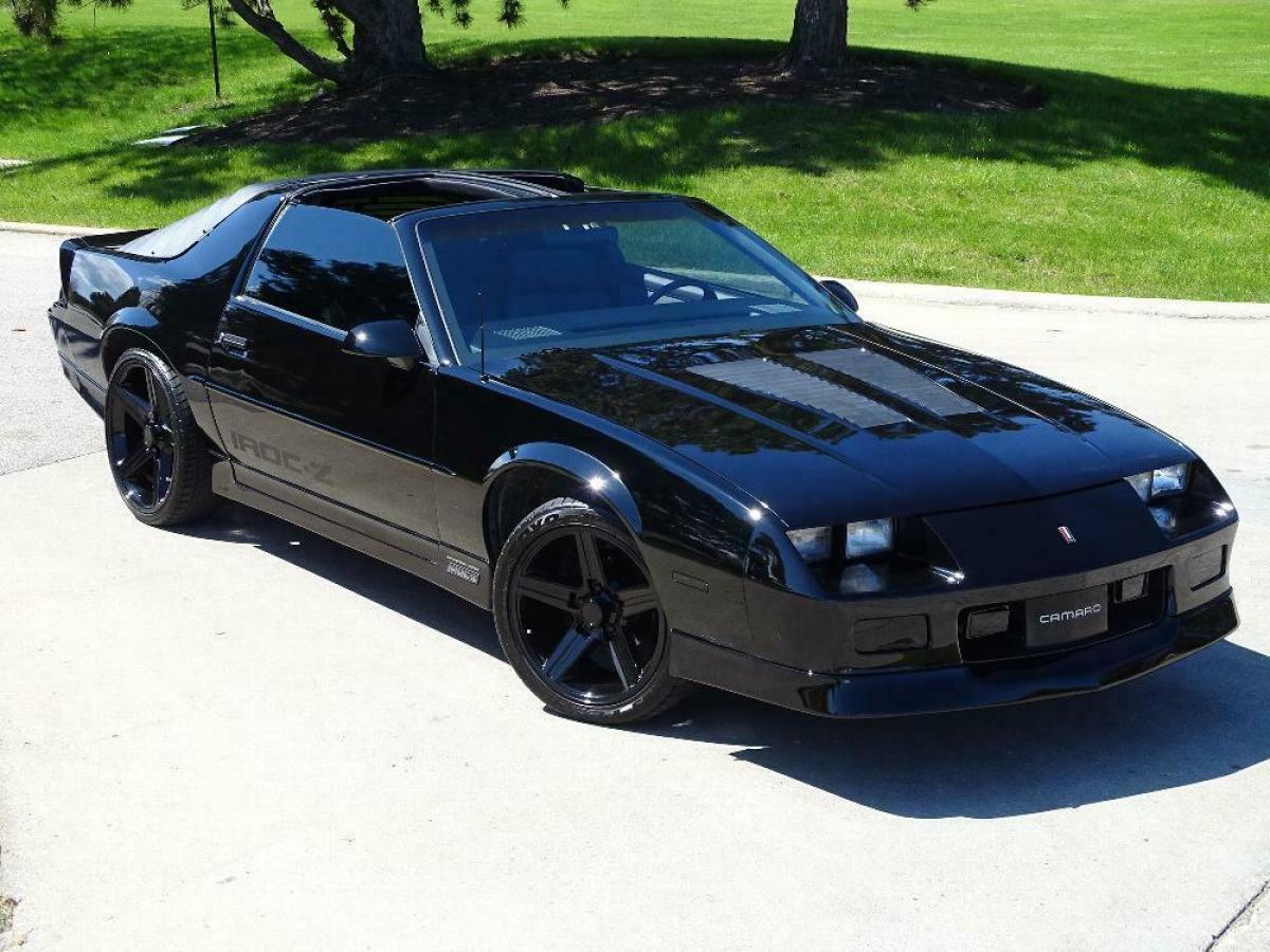1988 Chevrolet Camaro Iroc Z 69878 Miles Black Coupe V8 Automatic For