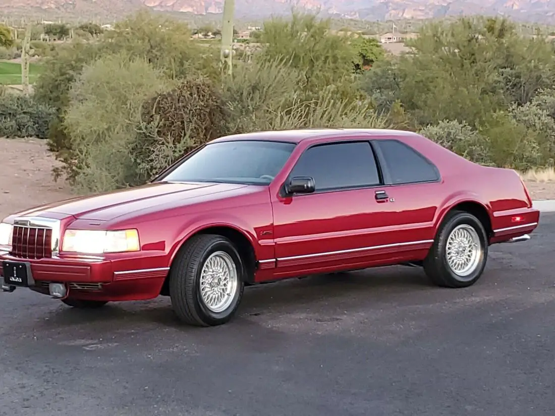 1990 Lincoln Mark VII Red RWD Automatic LSC for sale Lincoln Mark VII 1990 for sale in Apache