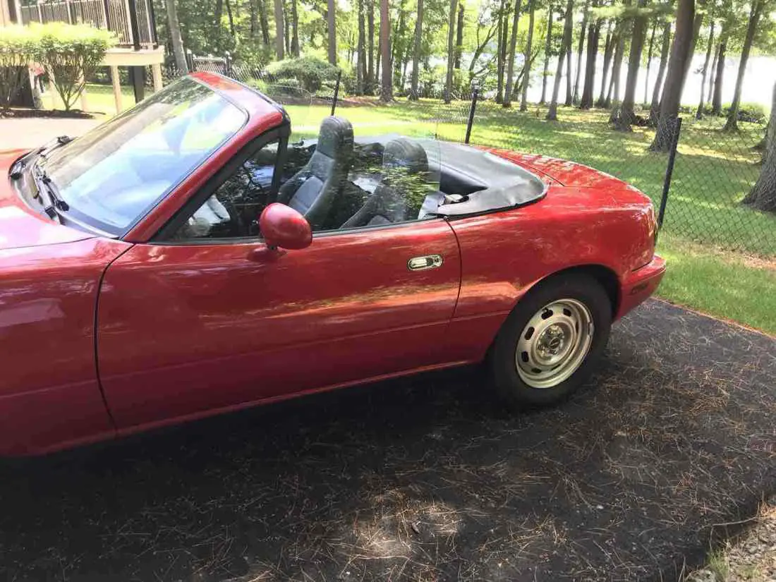 1990 Mazda Miata Convertible Red RWD Manual For Sale - Mazda Miata 1990 ...