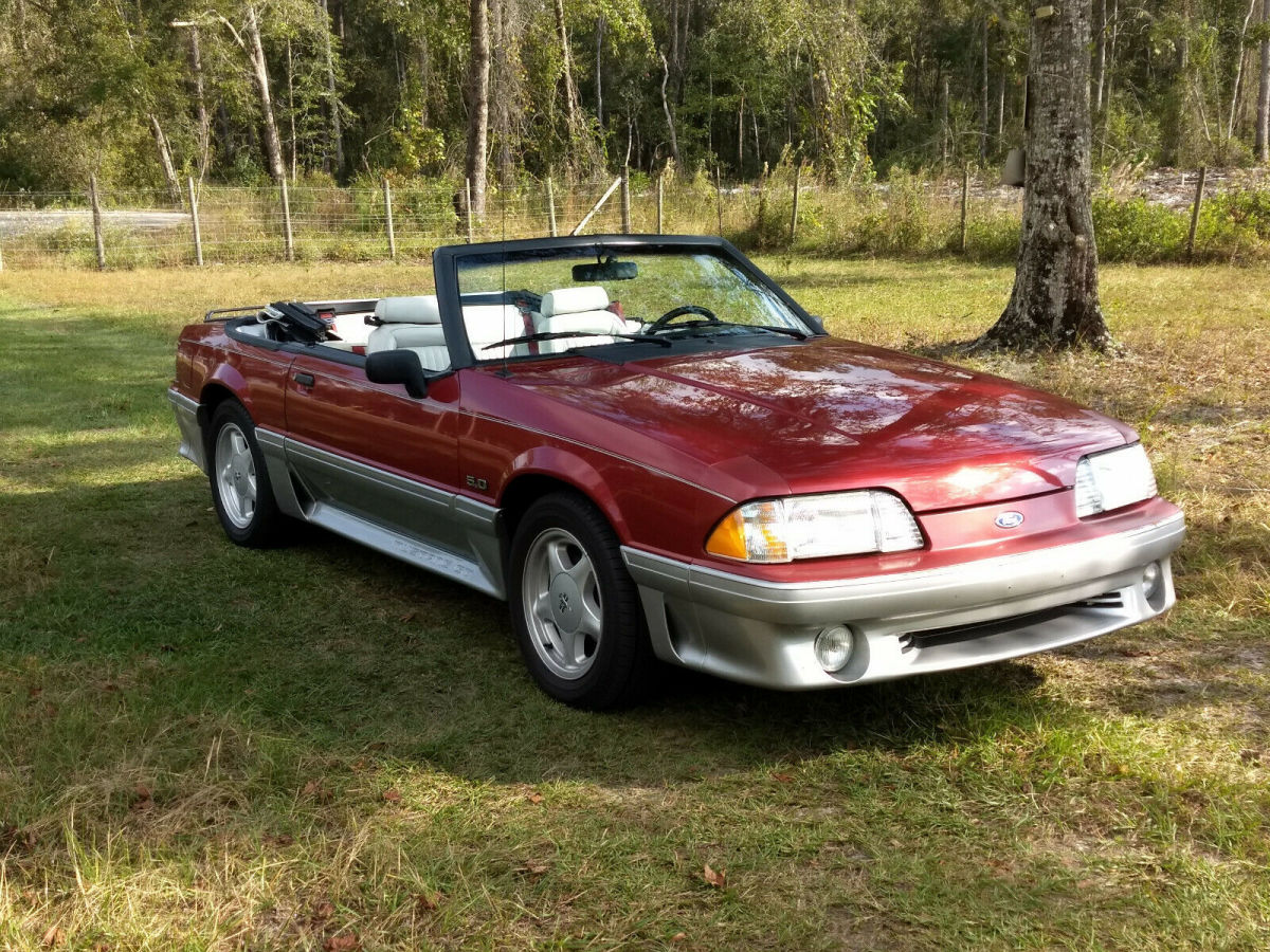 1991 Ford Mustang GT 5.0 Convertible Foxbody for sale Ford Mustang