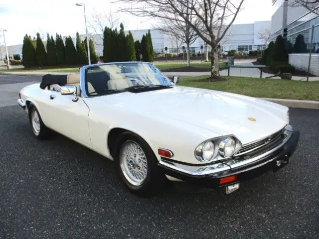 1991 Jaguar XJS V12 Classic Collection Convertible Low Miles White