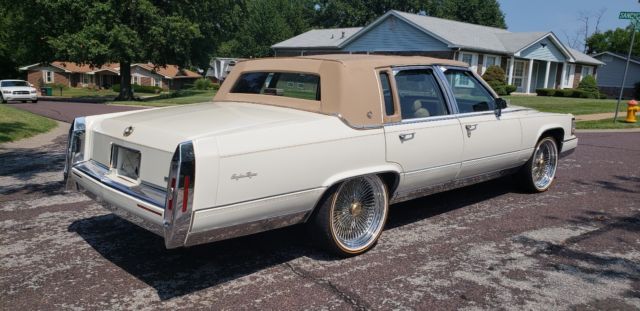 1992 Cadillac Fleetwood Brougham Vouge Dayton Spokes Lowrider Donk Slab System For Sale Cadillac Fleetwood 1992 For Sale In Florissant Missouri United States
