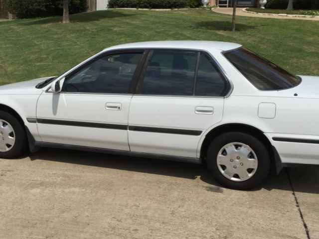 1992 Honda Accord Lx White 163200 Miles 4 Door Sedan For Sale Honda