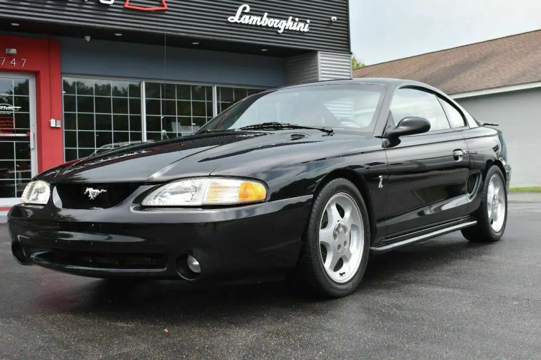 1994 Ford Mustang Svt Cobra Base 2dr Fastback 61898 Miles Black Coupe 50l V8 Ma For Sale Ford 3663