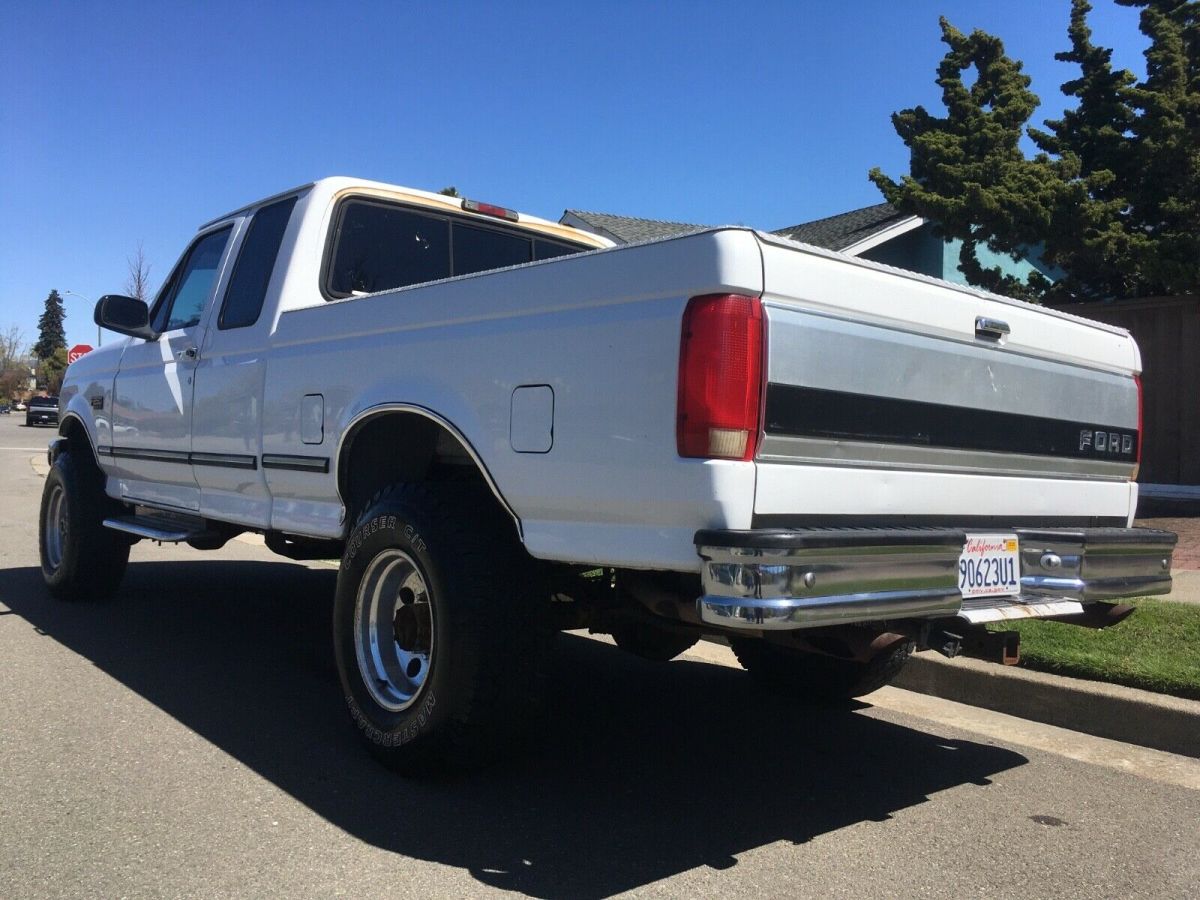 1996 Ford F-250 Heavy Duty XLT Super Cab Rare Short Bed Auto 7.5L 460 1996 Ford F250 460 Oil Type