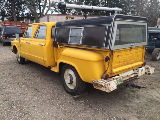 69 GMC 3500 Crewcab 4 door Stepside pickup- barn find for sale - GMC Other 1969 for sale in ...