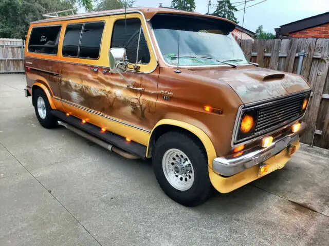 70s 76 E250 Ford Econoline Van 3/4 ton vintage custom shag for sale