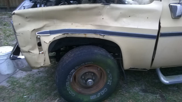 k10 Scottsdale Heavy 1/2 Ton 1976 4x4 Salvage for sale - Chevrolet C/K 4 Ply Tires On 1/2 Ton Truck