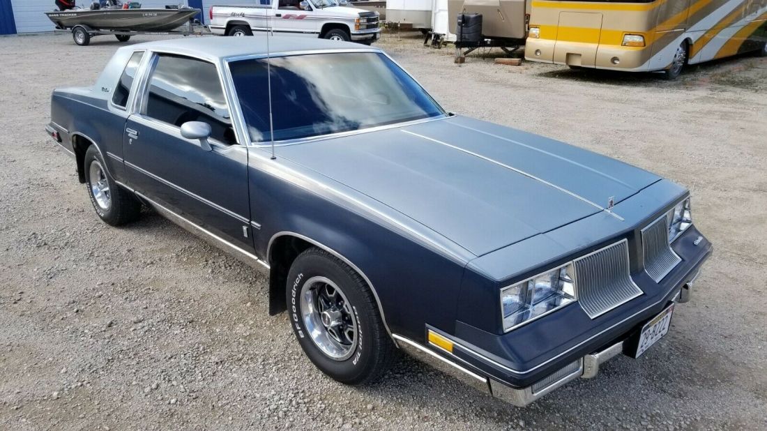 Two Tone Blue 1986 Oldsmobile Cutlass Supreme Brougham Coupe For Sale Oldsmobile Cutlass