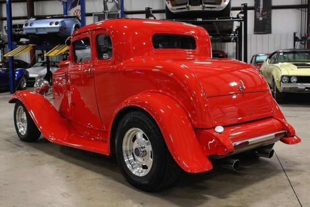 1932 Ford 5 Window Coupe 50544 Miles Red Coupe 283 V8 Automatic for ...