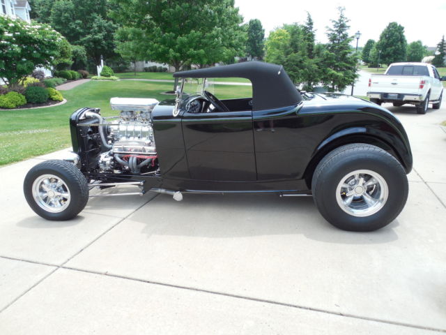 1932 Ford Roadster, 671 Blower GM Crate Engine Polished Currie 9 ...