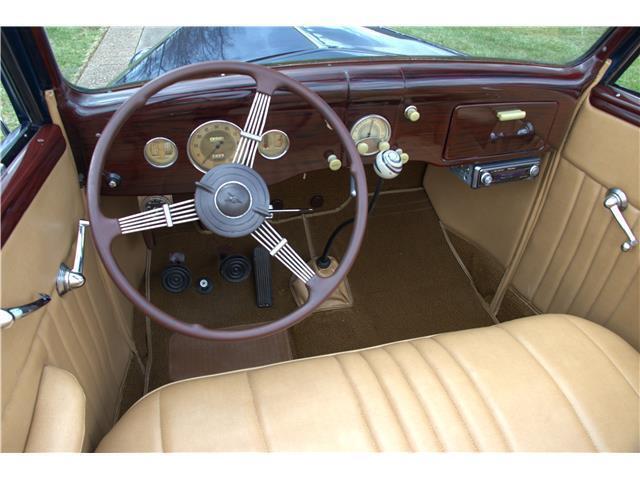 1936 Ford Convertible V8 3-speed Bambalino Blue For Sale