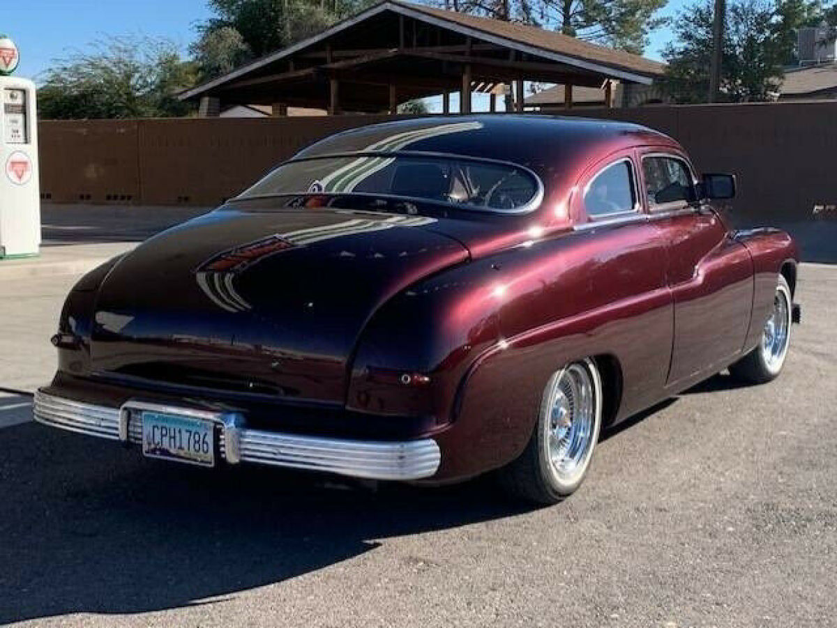 1950 Mercury 2-Dr Coupe 350HP V8 75,000 Mi Auto Leather Wire Wheels No ...