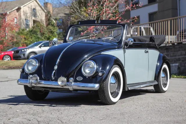 1956 Volkswagen Oval Beetle Convertible OG, Nice Top, Dry, Mechanically ...