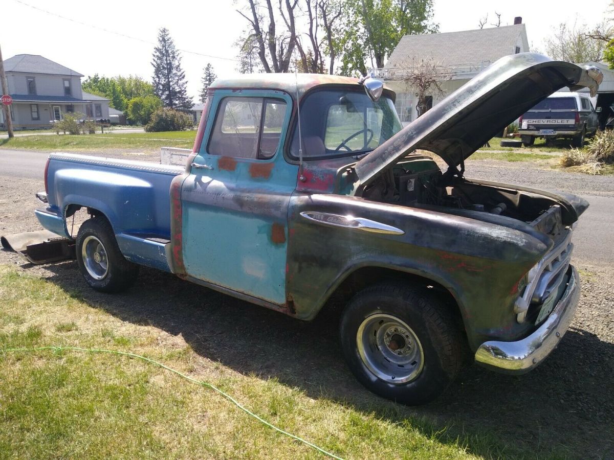 1957 Chevrolet 3100 Pickup Grey RWD Manual for sale - Chevrolet 3100 ...