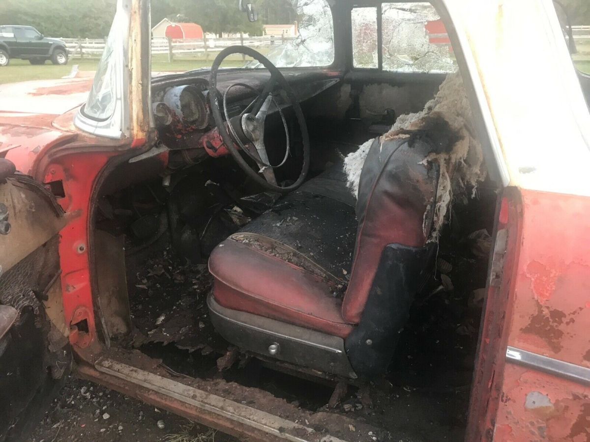 1957 Chevrolet Nomad Bel Air Barn Find Chevy Project Wagon Hot Rod V8 Car For Sale 9572