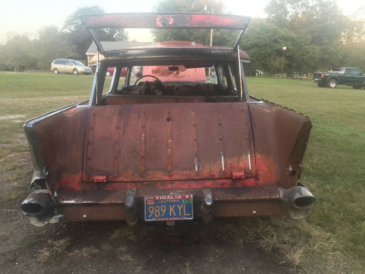 1957 Chevrolet Nomad Bel Air Barn Find Chevy Project Wagon Hot Rod V8 Car For Sale 7544