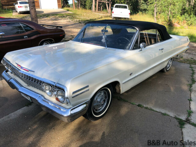 1963 Chevrolet Impala Convertible 0 White 4 Spd for sale - Chevrolet ...