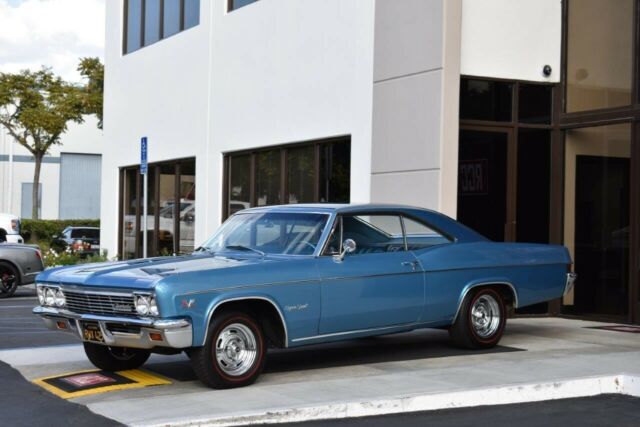 1966 Chevrolet Impala SS SS 427/425 4 Speed 56172 Miles Marina Blue ...