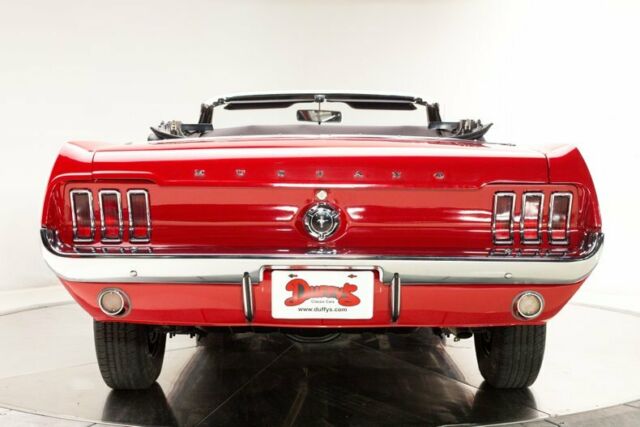 1967 Mustang Rangoon Red